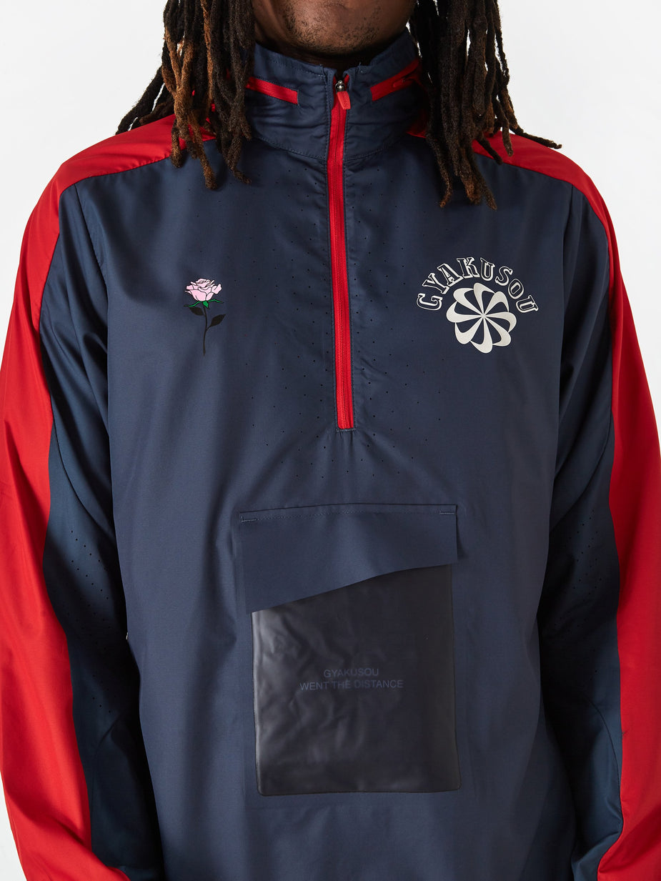 Nike Nike x Gyakusou NRG Jacket - Thunder Blue/Sport Red/Sail - Red