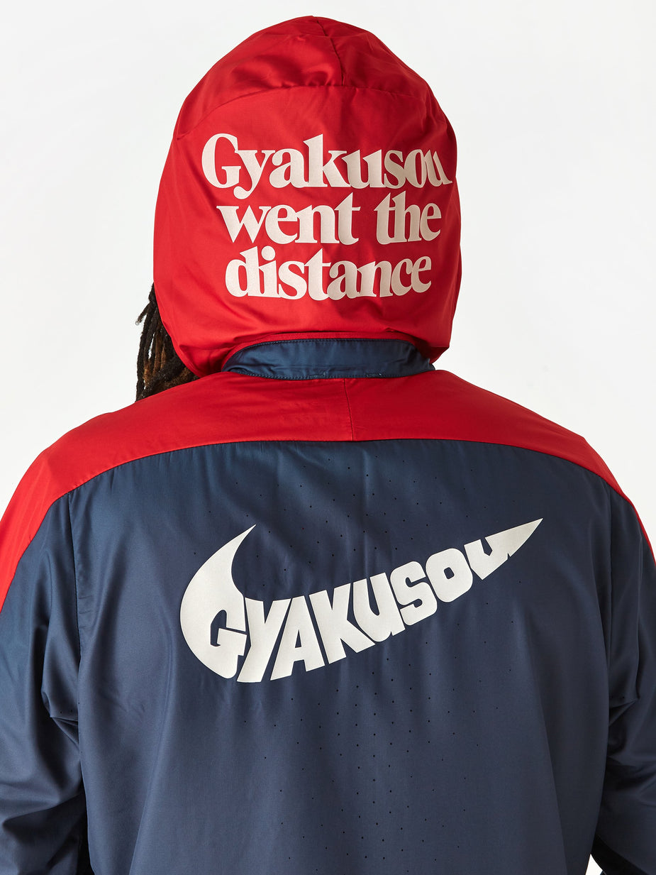 Nike Nike x Gyakusou NRG Jacket - Thunder Blue/Sport Red/Sail - Red
