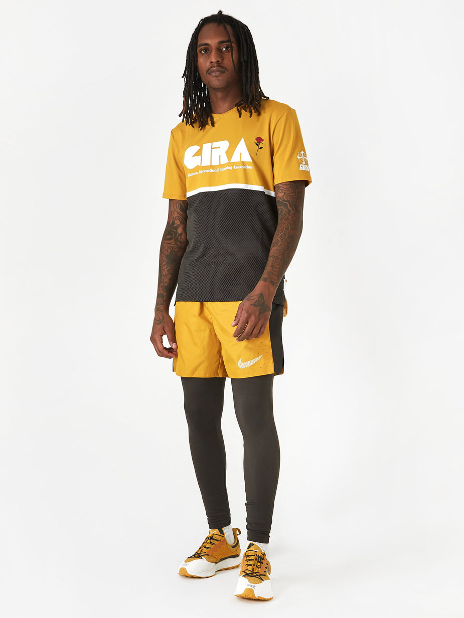Nike Nike x Gyakusou NRG Shortsleeve Top - Mineral Yellow/Deep Pewter/Sail - Yellow