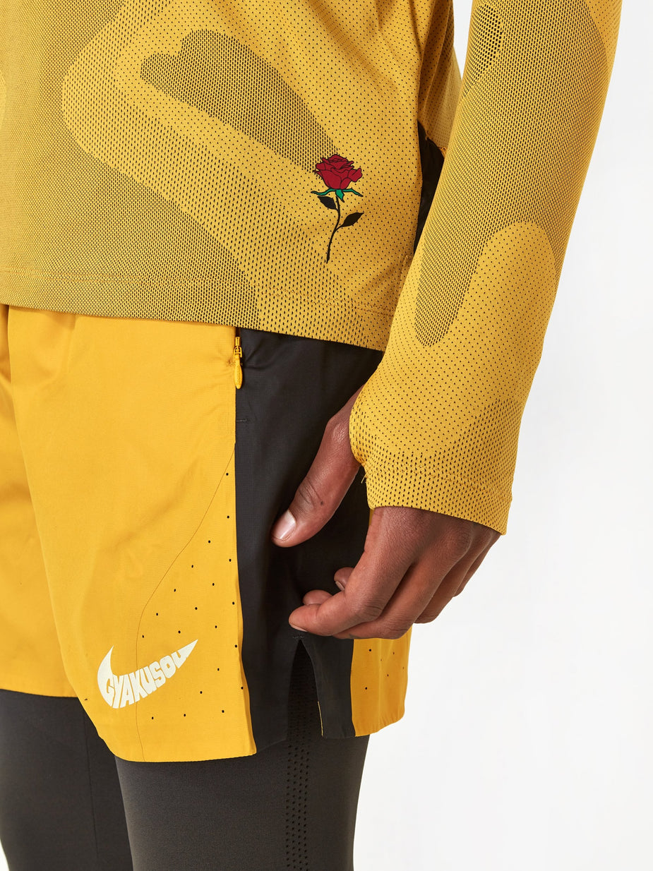 Nike Nike x Gyakusou NRG Longsleeve Top - Mineral Yellow/Deep Pewter/Sail - Yellow