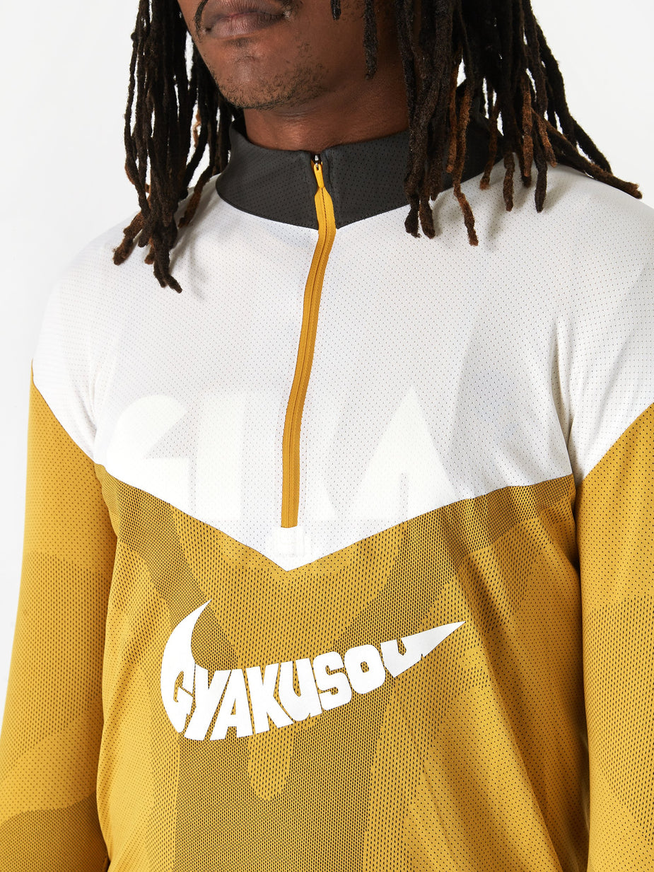 Nike Nike x Gyakusou NRG Longsleeve Top - Mineral Yellow/Deep Pewter/Sail - Yellow