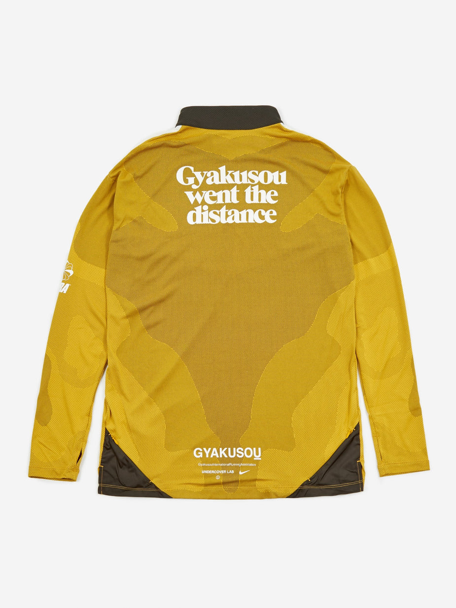 Nike Nike x Gyakusou NRG Longsleeve Top - Mineral Yellow/Deep Pewter/Sail - Yellow