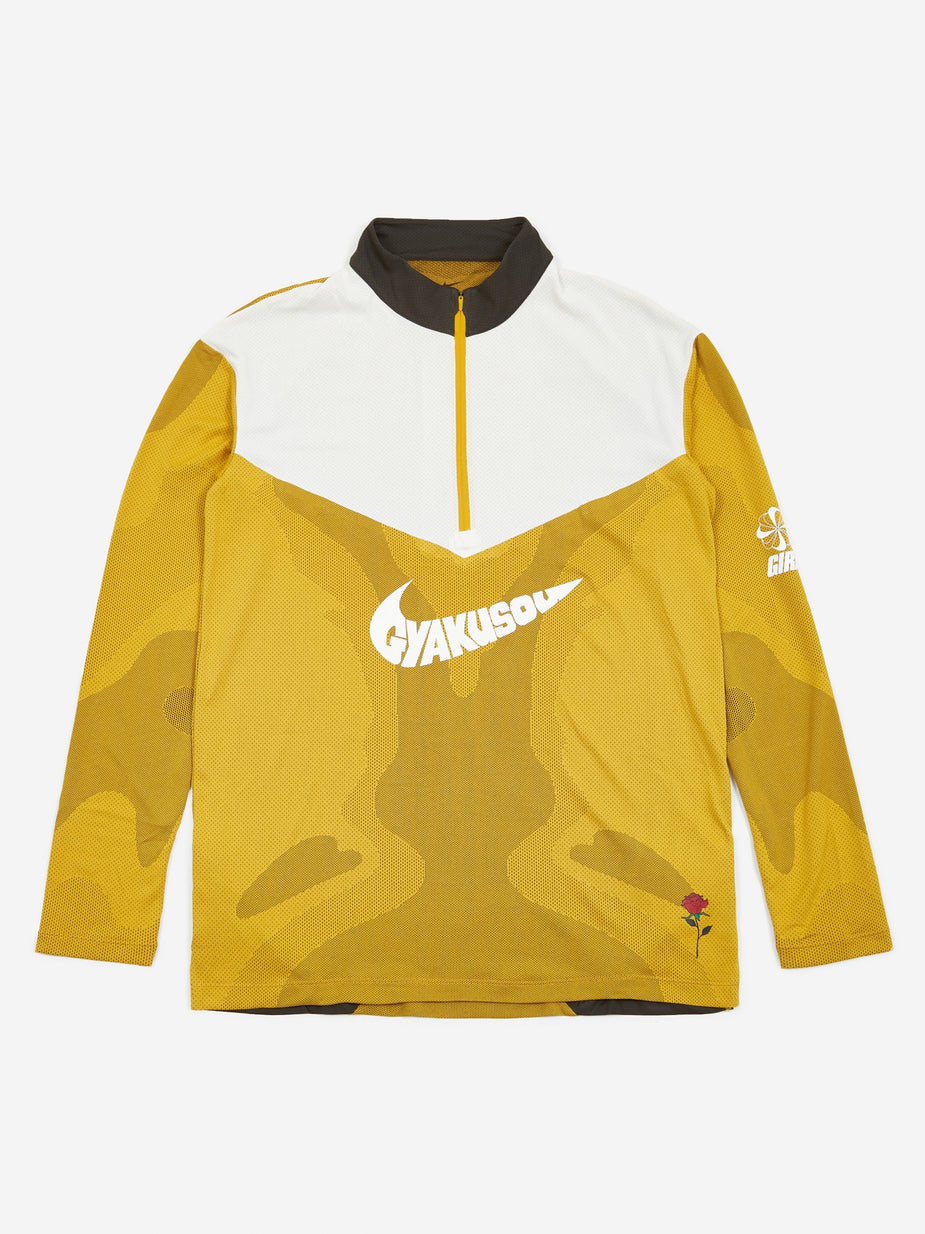 Nike Nike x Gyakusou NRG Longsleeve Top - Mineral Yellow/Deep Pewter/Sail - Yellow