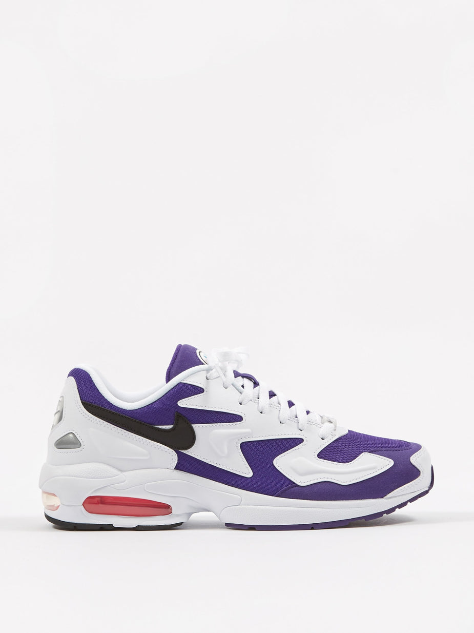 Nike Nike Air Max2 Light - White/Black-Purple-Pink - Purple