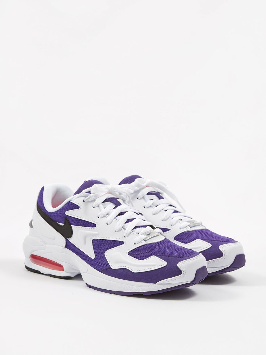 Nike Nike Air Max2 Light - White/Black-Purple-Pink - Purple