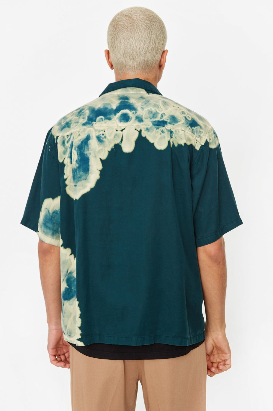 NOMA t.d. NOMA t.d. Bleach Shortsleeve Shirt - Green - Green
