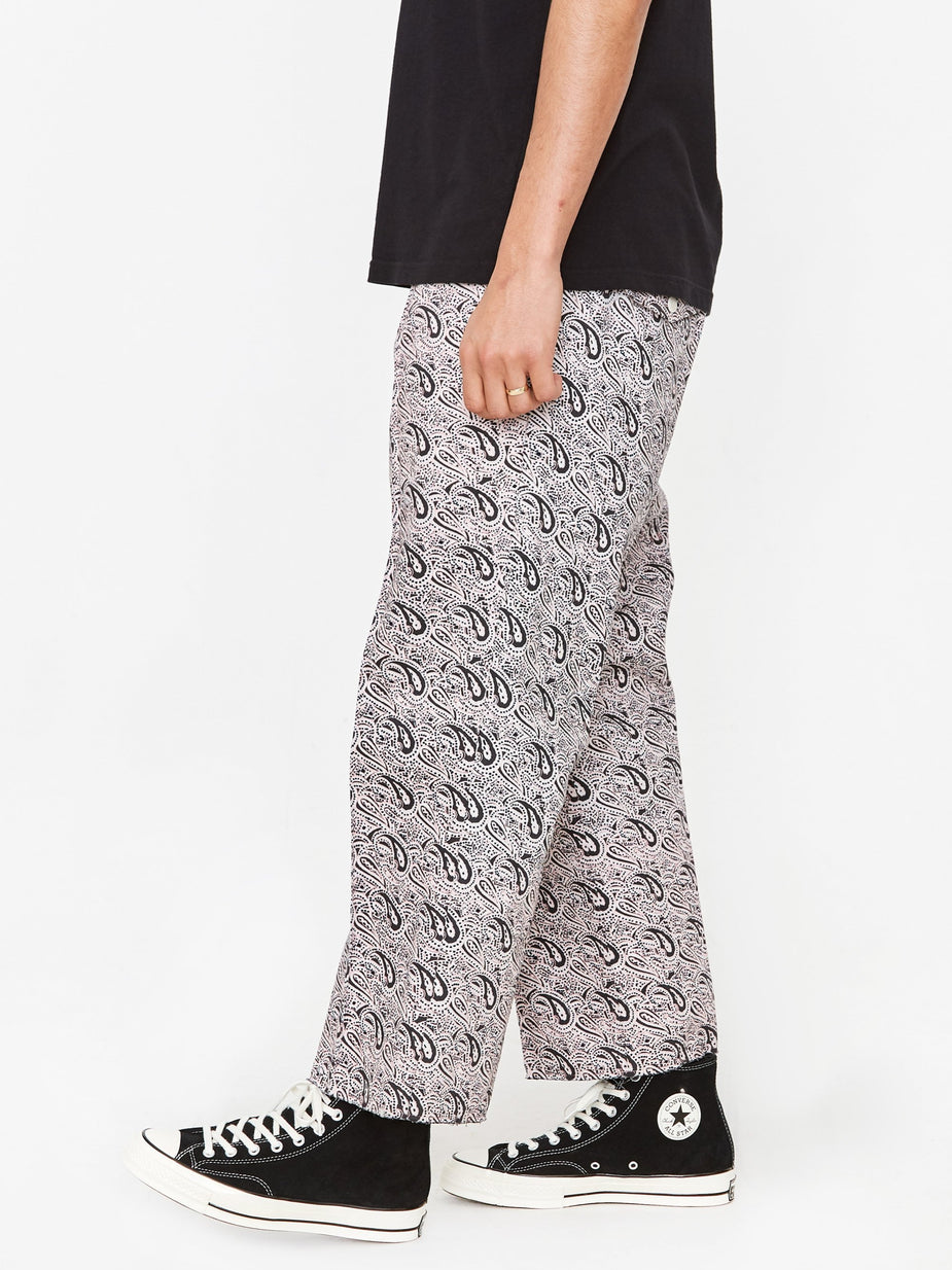 NOMA t.d. NOMA t.d. Paisley Denim Trouser - Black - Black