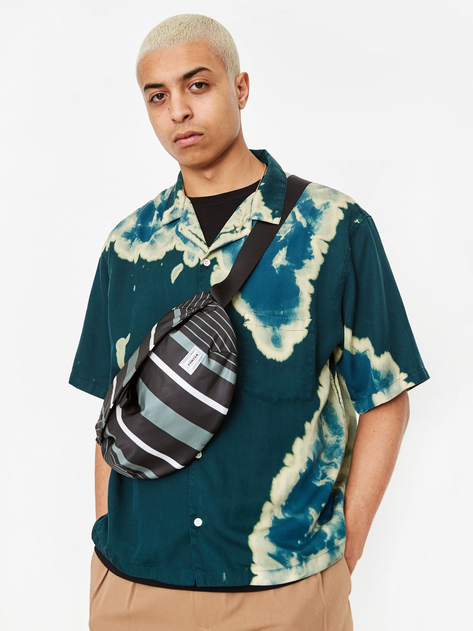 NOMA t.d. NOMA t.d. x Porter Waist Bag - Grey Stripe - Grey