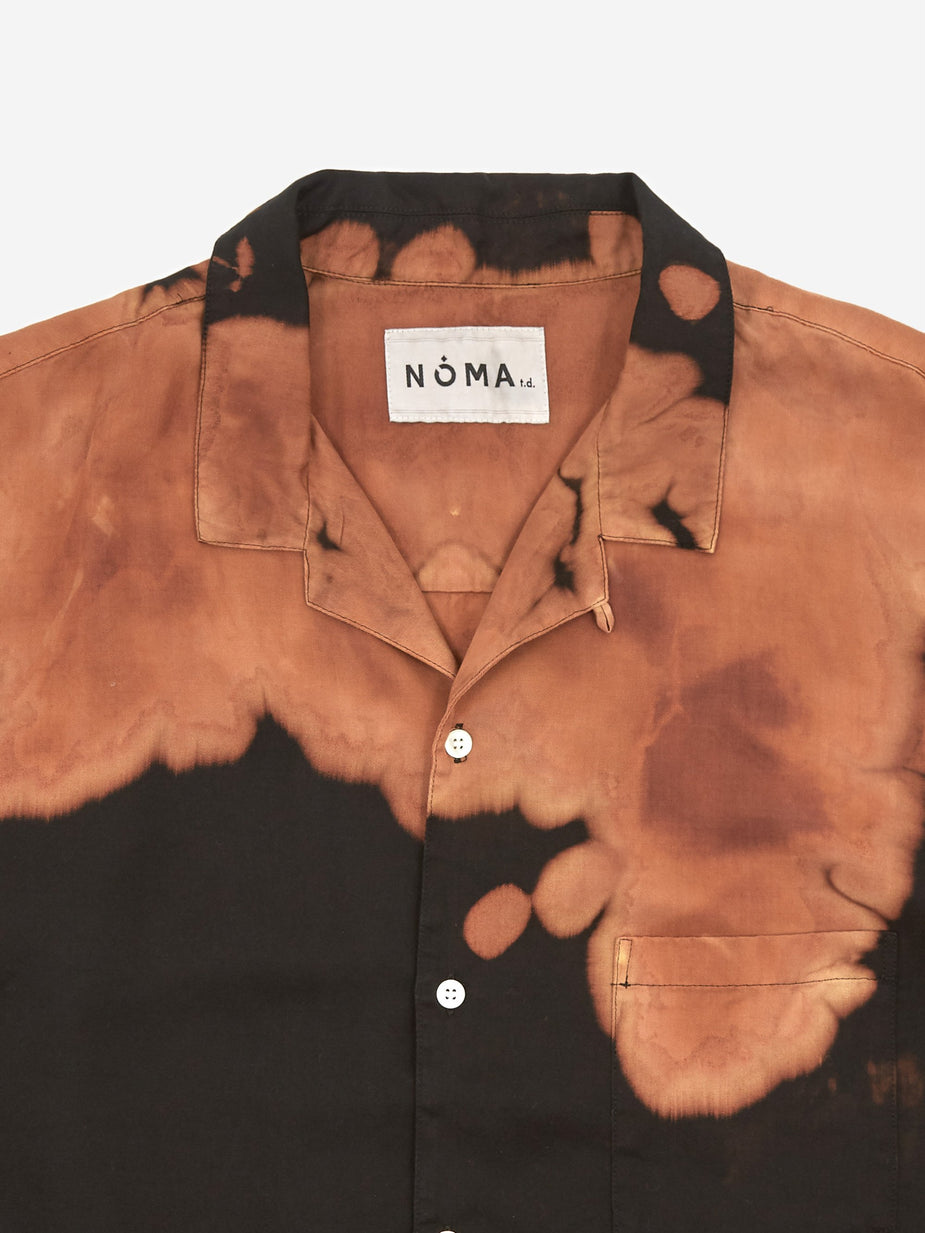 NOMA t.d. NOMA t.d. Bleach Shortsleeve Shirt - Brown - Brown