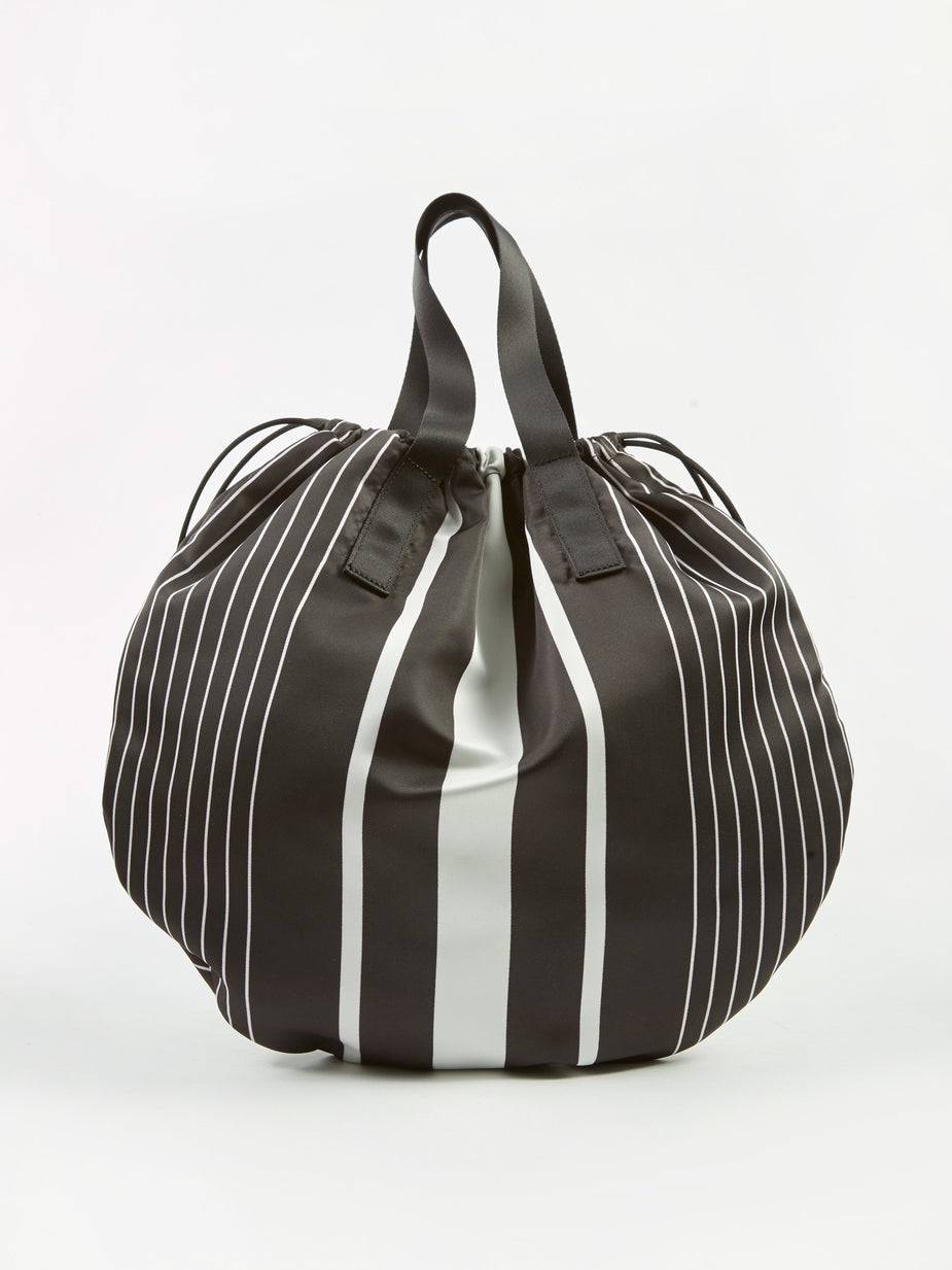NOMA t.d. NOMA t.d. x Porter Stripe Helmet Bag - Black/White - Black