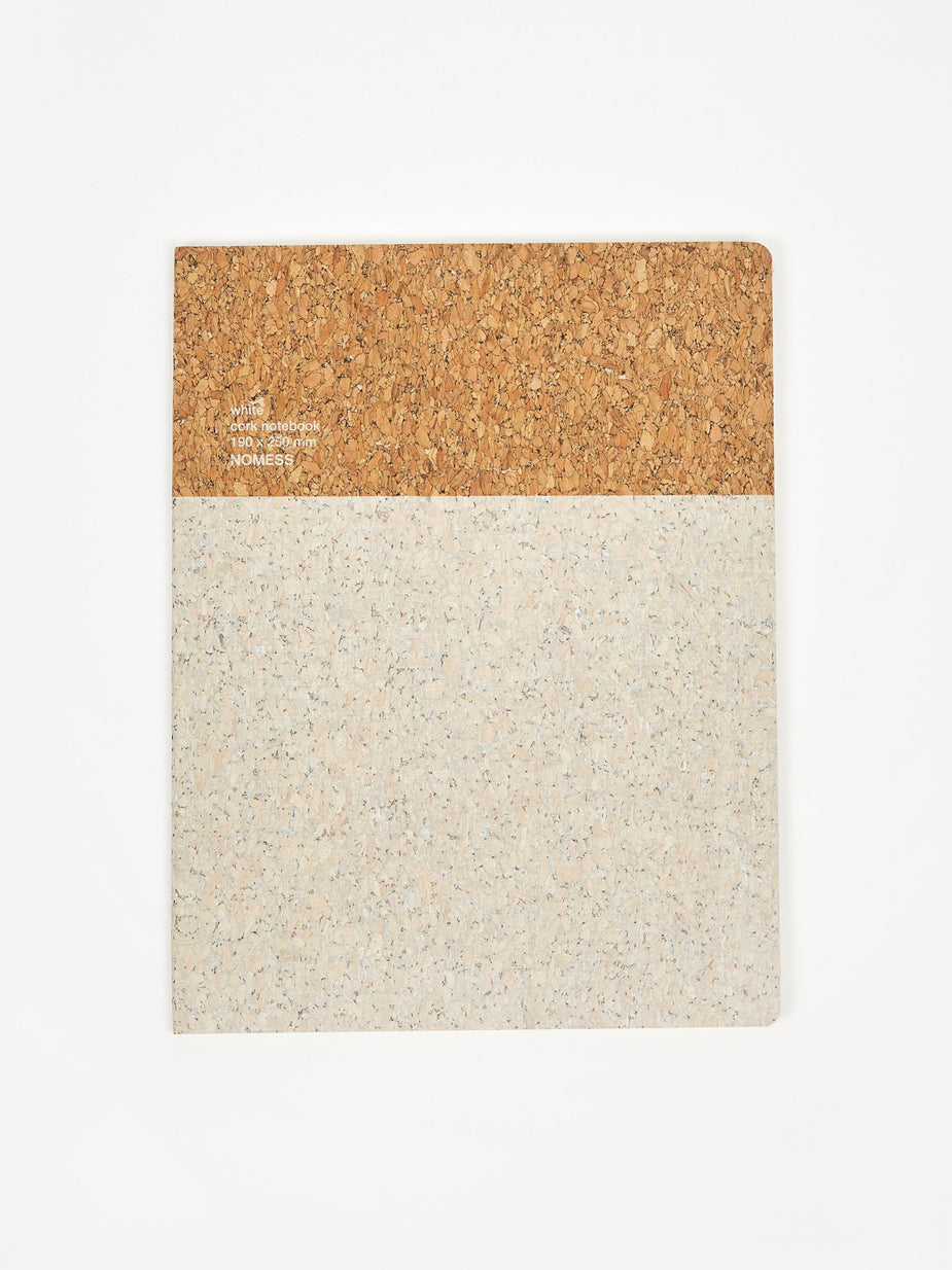 Nomess Nomess Cork Notebook Large - White - White