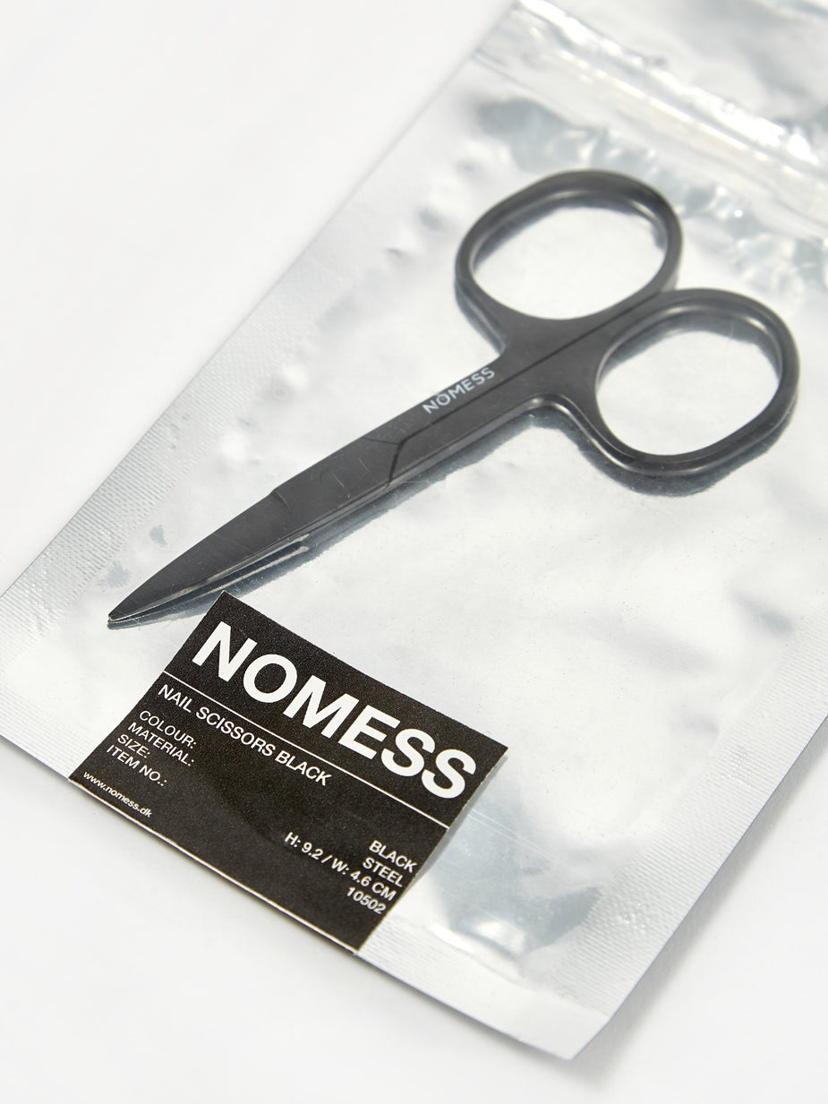 Nomess Nomess Curvy Nail Scissor - Black - Black