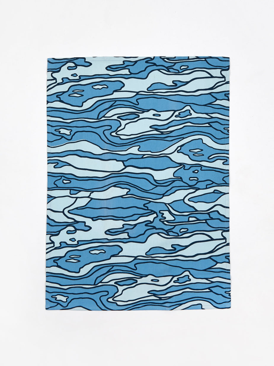 Nomess Nomess Water Tea Towels - Blue - Blue