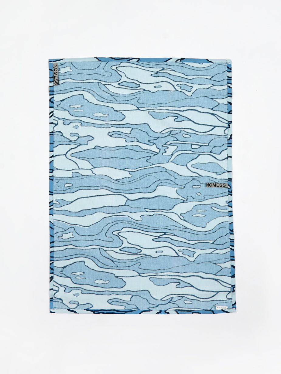Nomess Nomess Water Tea Towels - Blue - Blue