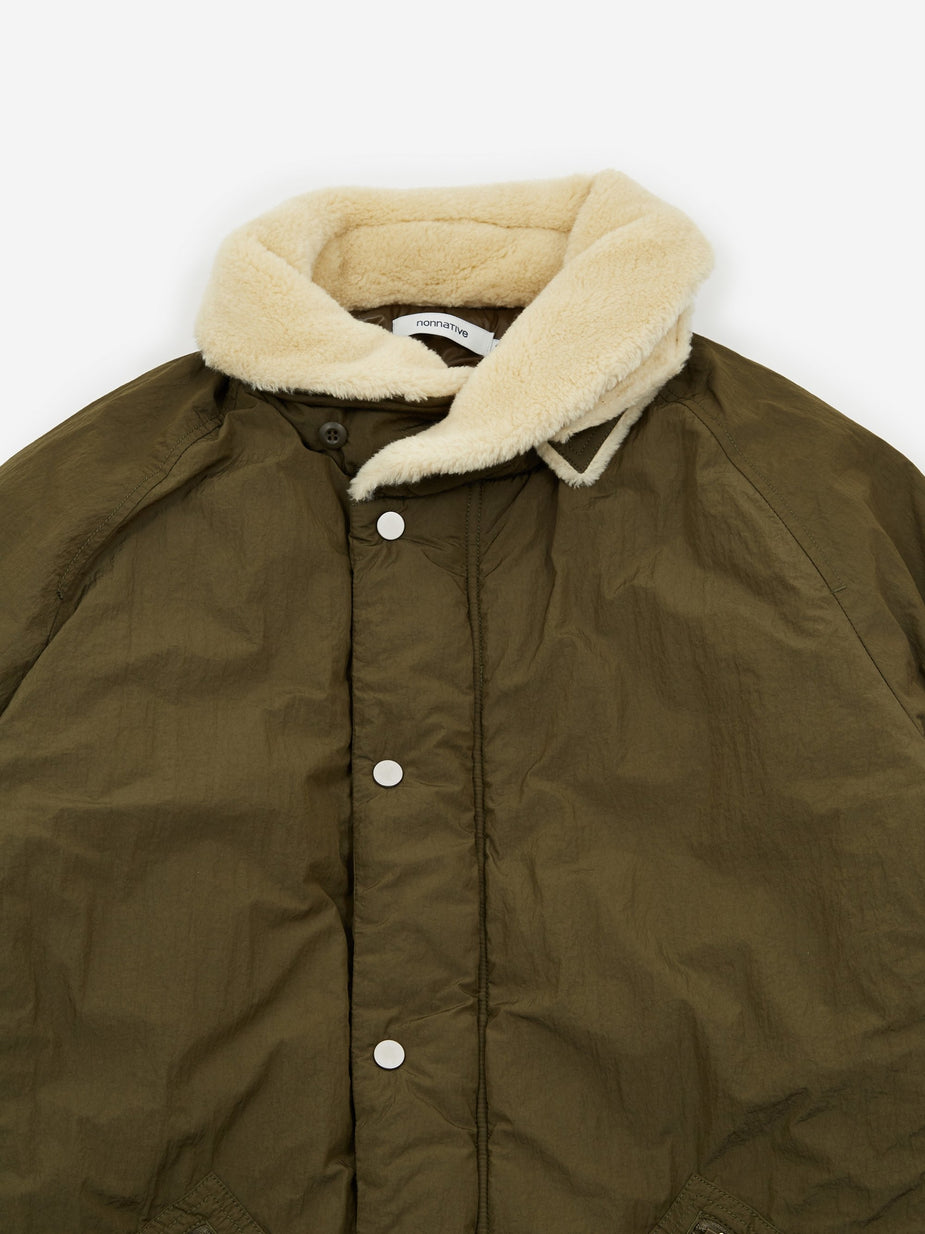 Nonnative Nonnative Carpenter Puff Coat Nylon Taffeta - Olive - Green