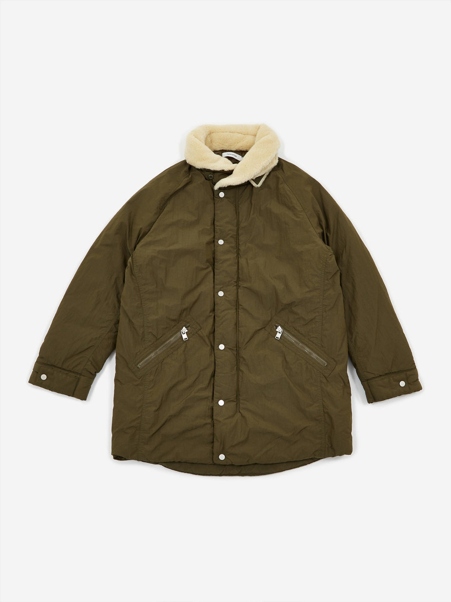 Nonnative Nonnative Carpenter Puff Coat Nylon Taffeta - Olive - Green