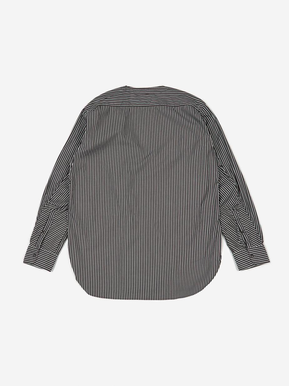 Nonnative Nonnative Carpenter Shirt Jacket Typewriter Cotton Chalk Stripe - Black - Black