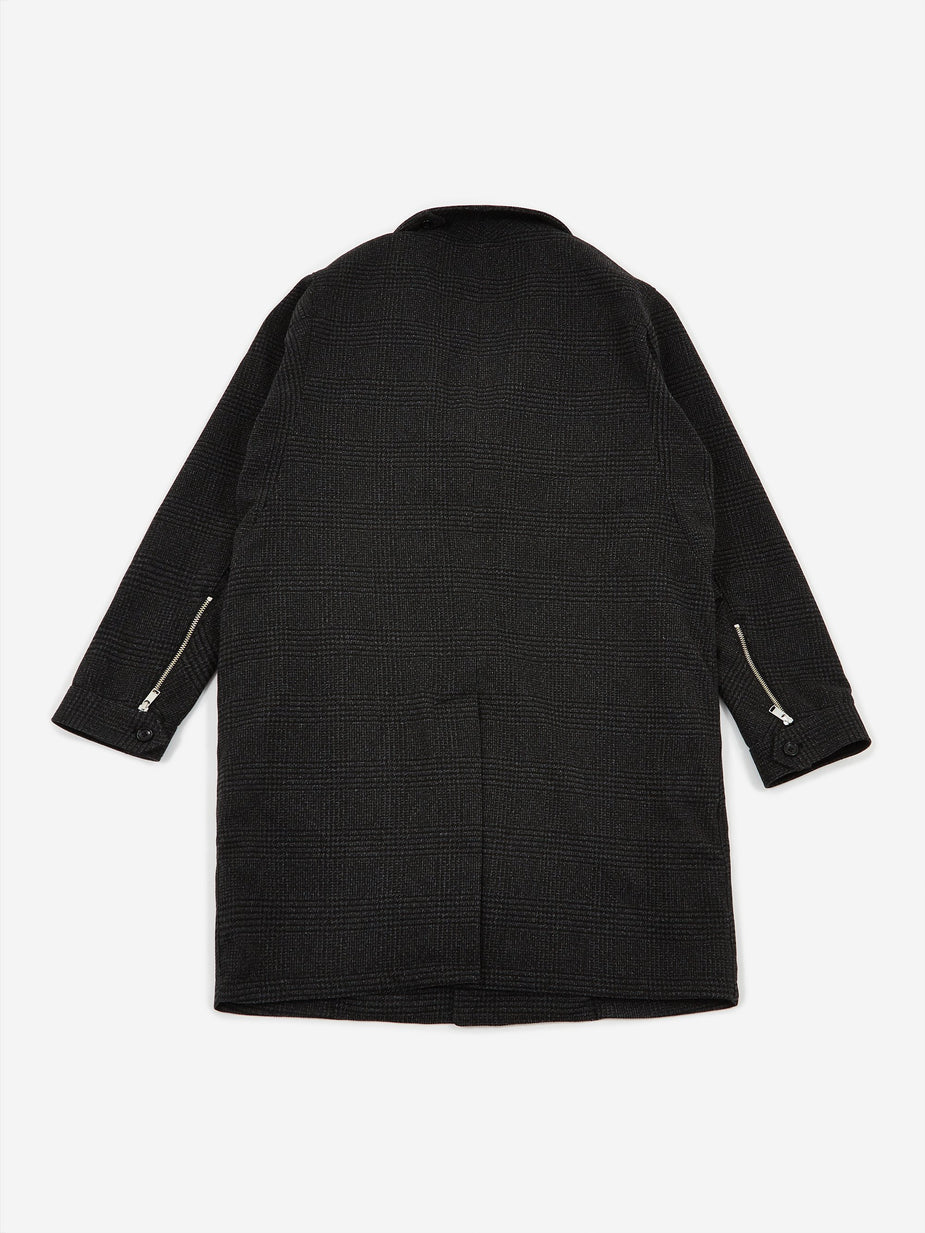 Nonnative Nonnative Porter Coat Poly Tweed Plaid GORE-TEX - Charcoal - Grey