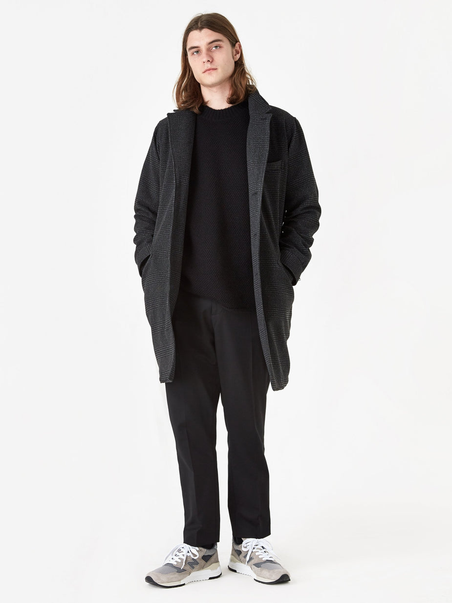 Nonnative Nonnative Porter Coat Poly Tweed Plaid GORE-TEX - Charcoal - Grey