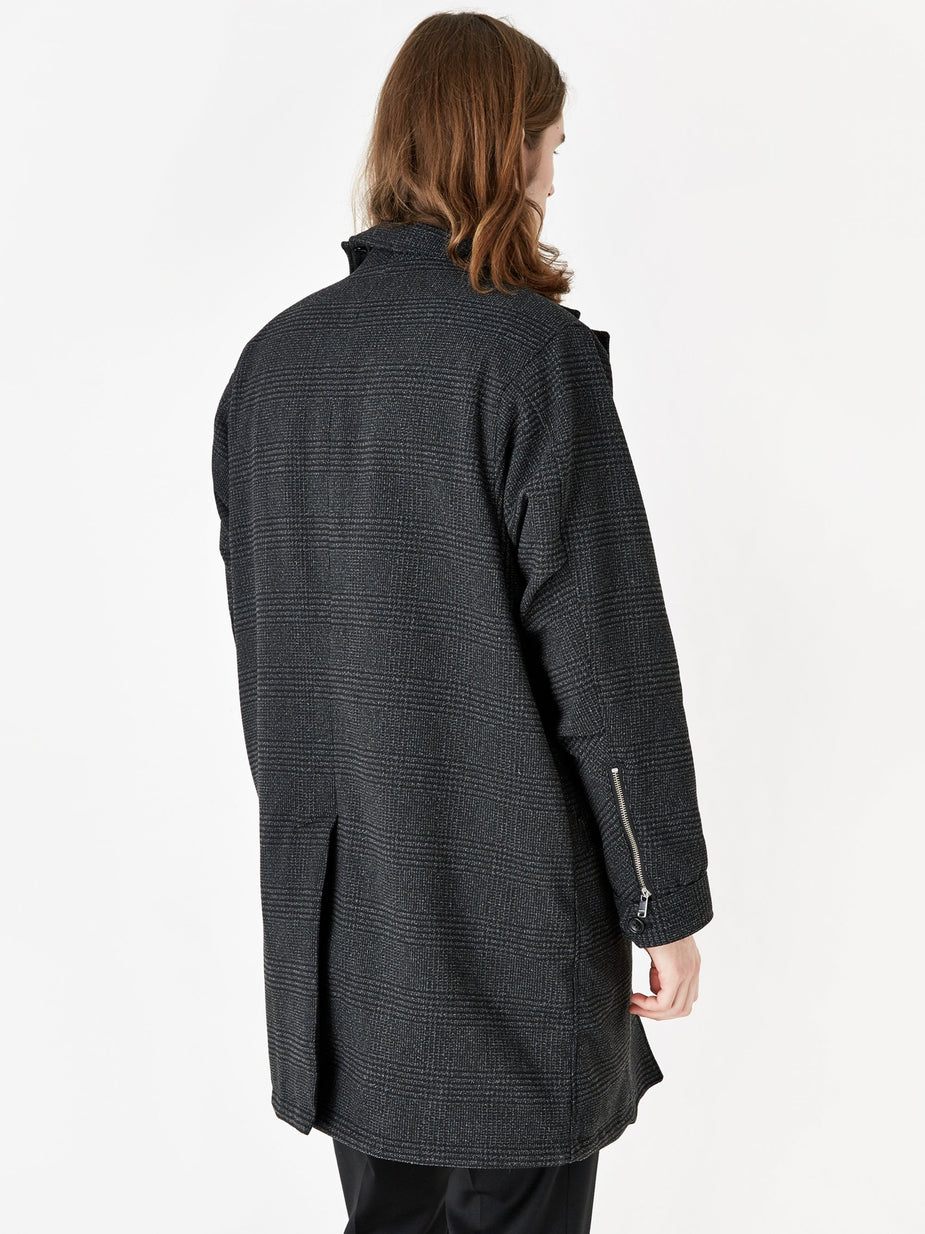 Nonnative Nonnative Porter Coat Poly Tweed Plaid GORE-TEX - Charcoal - Grey