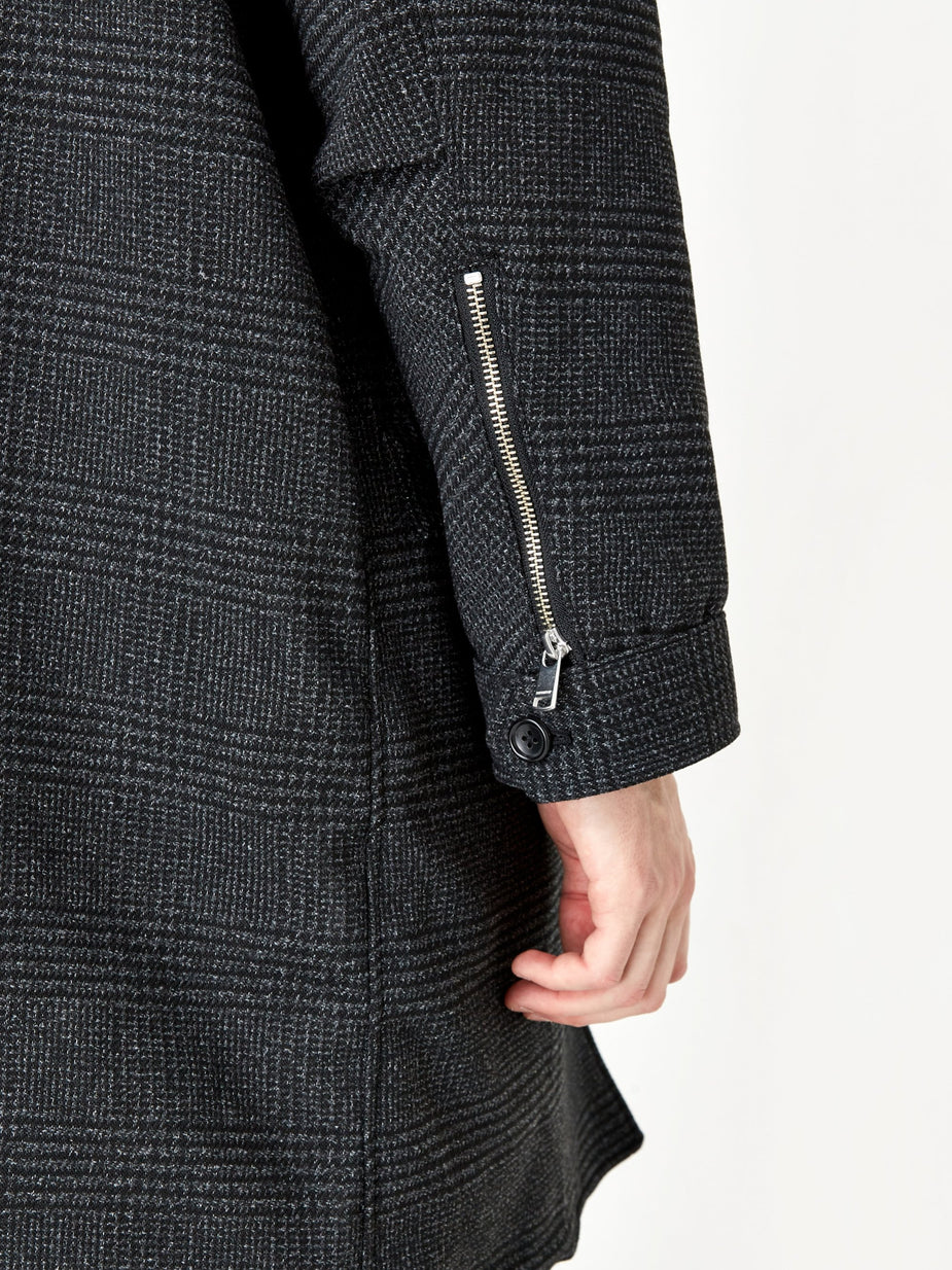 Nonnative Nonnative Porter Coat Poly Tweed Plaid GORE-TEX - Charcoal - Grey