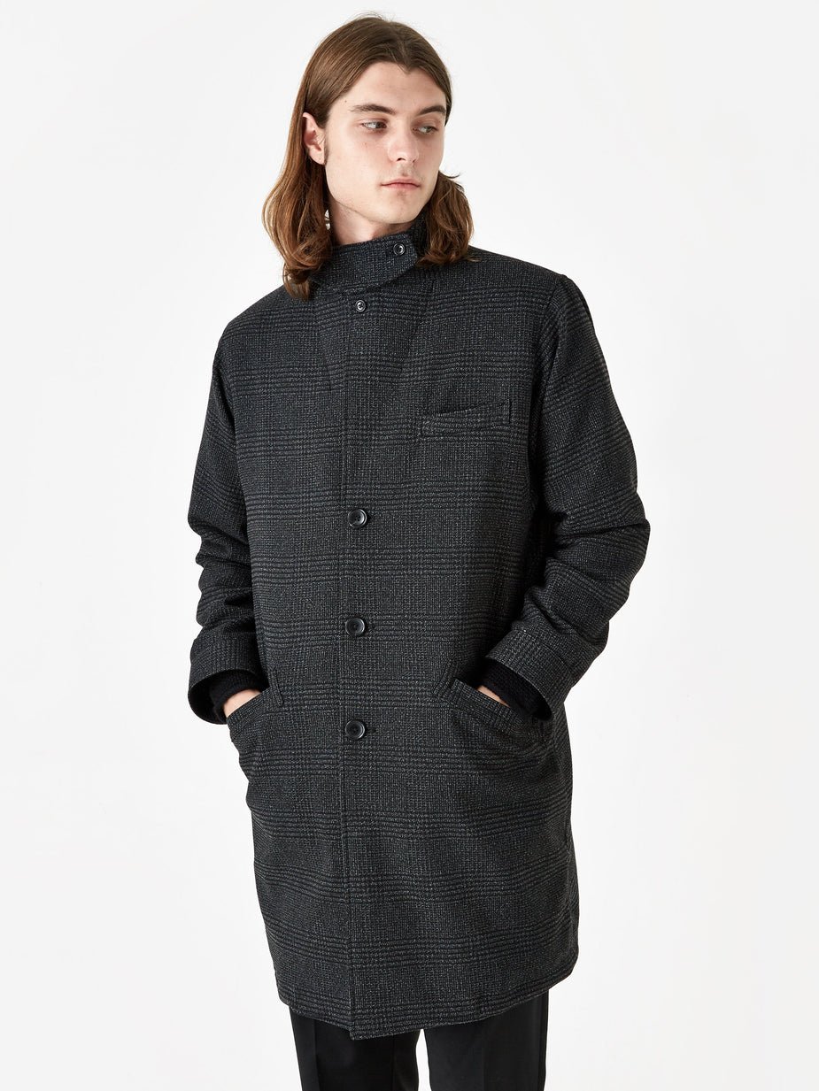 Nonnative Nonnative Porter Coat Poly Tweed Plaid GORE-TEX - Charcoal - Grey