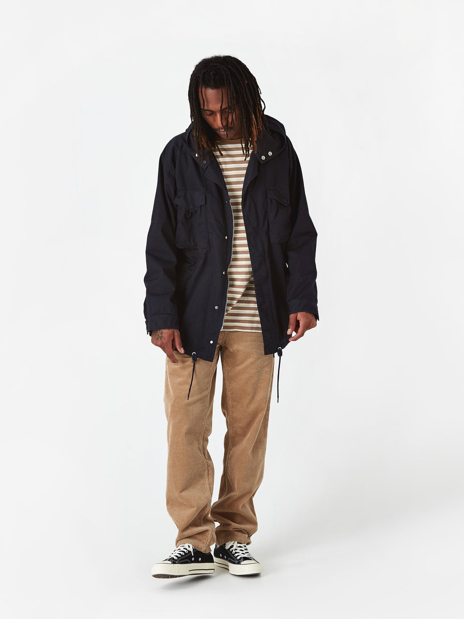 Nonnative Nonnative Twill Hooded Hunter Coat - Navy - Blue