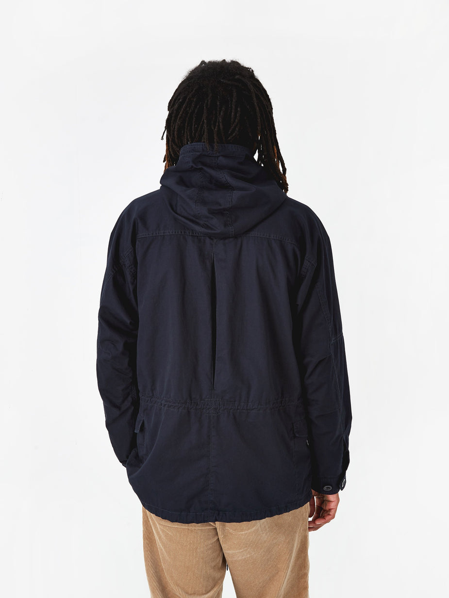 Nonnative Nonnative Twill Hooded Hunter Coat - Navy - Blue
