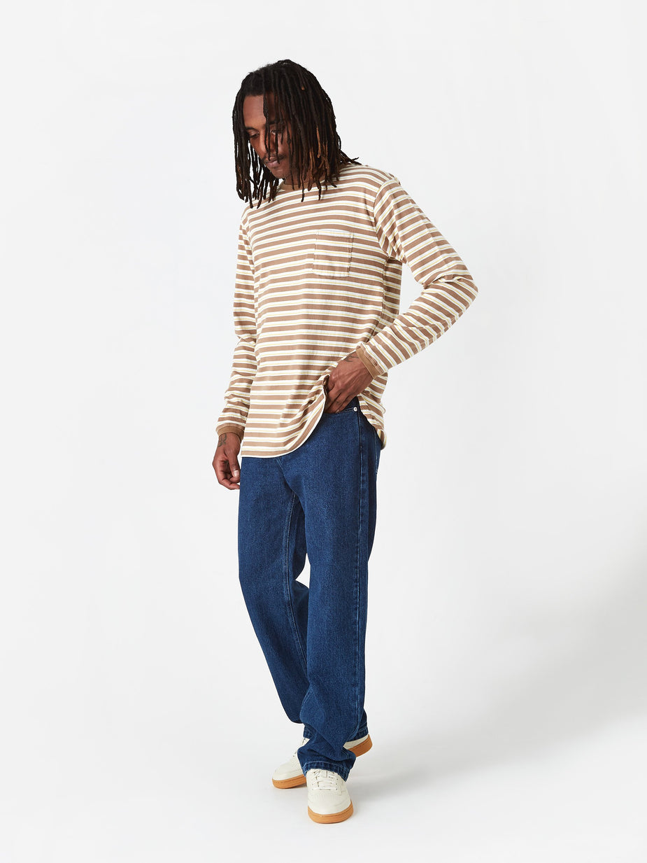 Nonnative Nonnative Dweller Longsleeve T-Shirt - Beige. - Neutrals