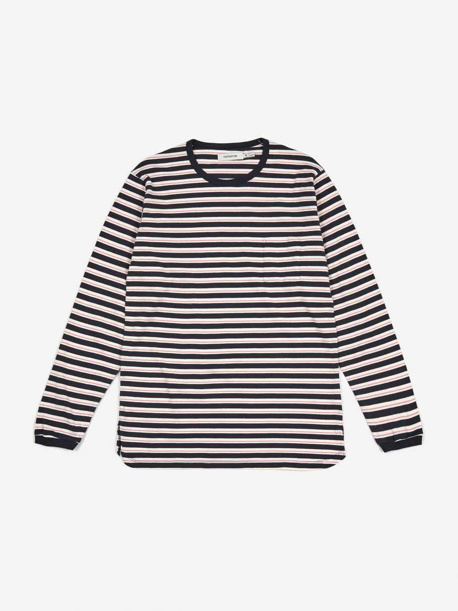 Nonnative Nonnative Dweller Longsleeve T-Shirt - Navy - Blue