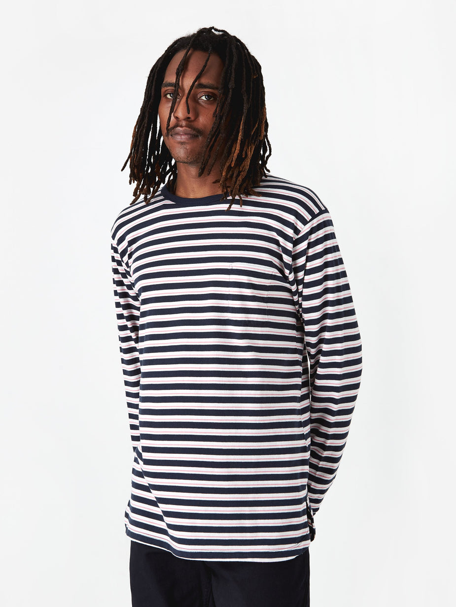 Nonnative Nonnative Dweller Longsleeve T-Shirt - Navy - Blue
