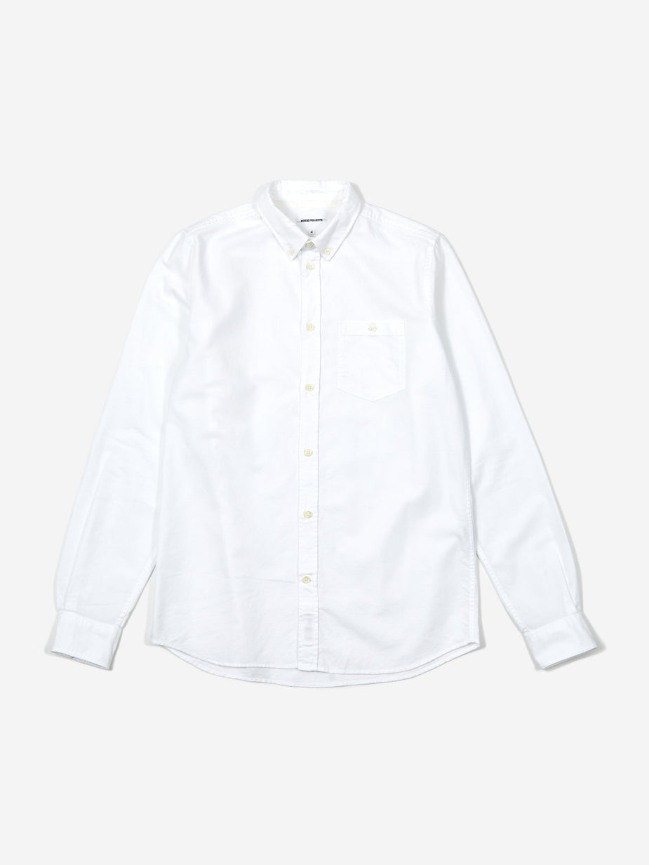 Norse Projects Norse Projects Anton Oxford Shirt - White - White