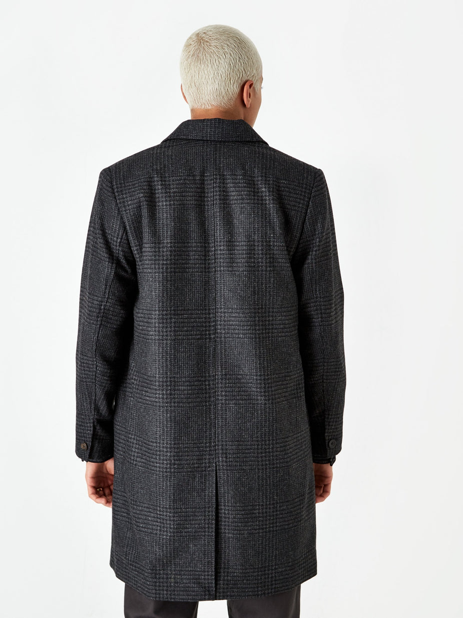 Norse Projects Norse Projects Arland Overdyed Wool Coat - Slate Grey - Grey