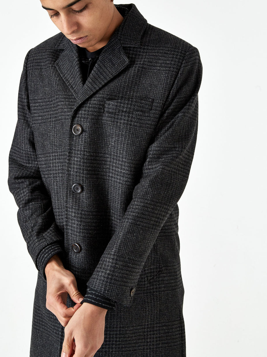 Norse Projects Norse Projects Arland Overdyed Wool Coat - Slate Grey - Grey
