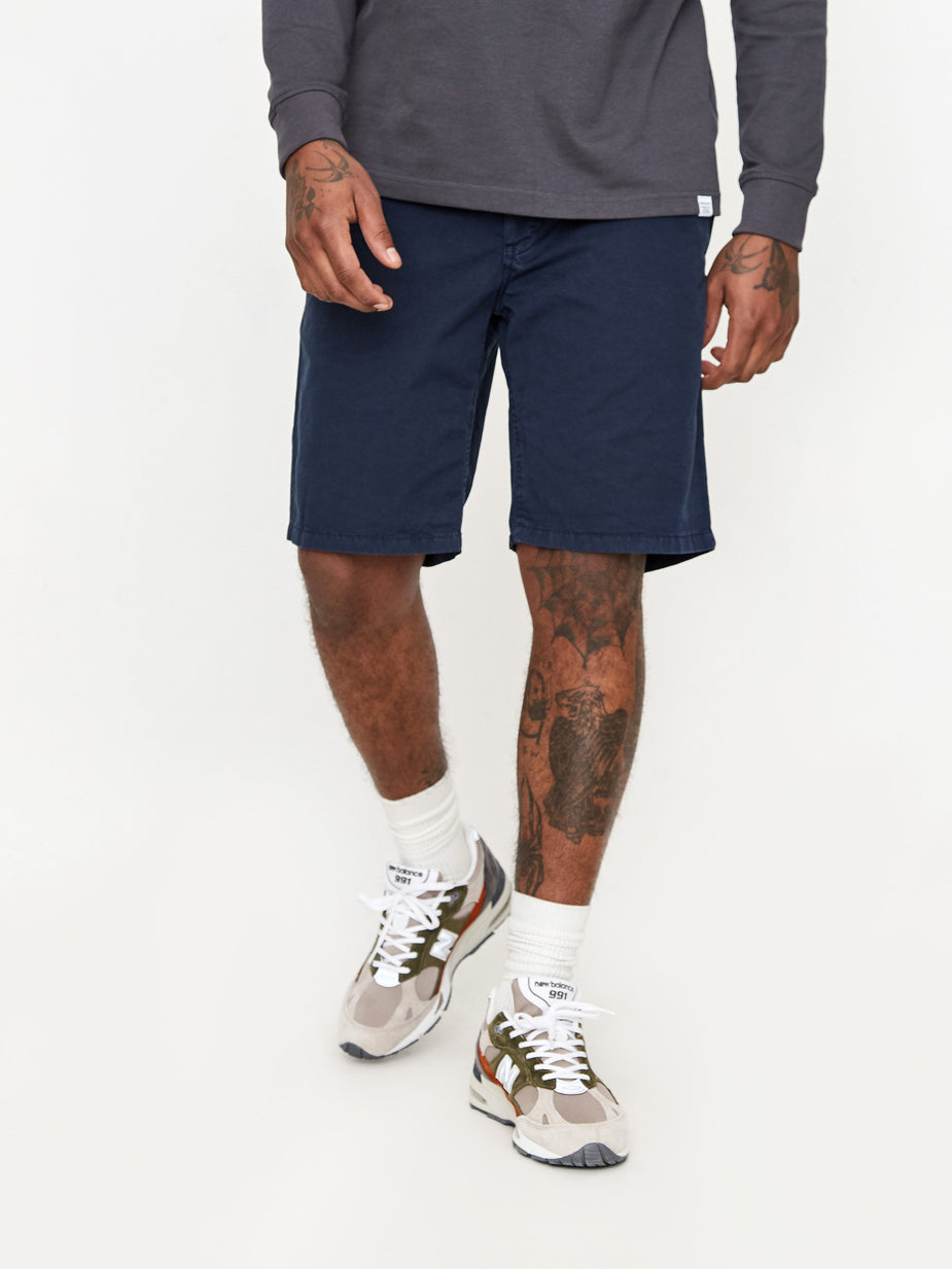 Norse Projects Norse Projects Aros Light Twill Short - Dark Navy - Blue