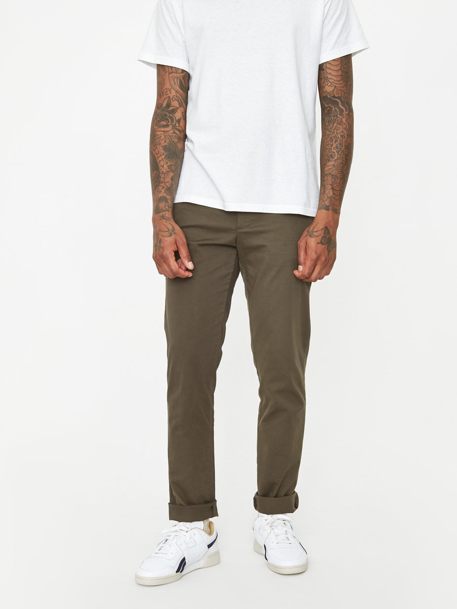 Norse Projects Norse Projects Aros Slim Light Stretch Trouser - Ivy Green - Green