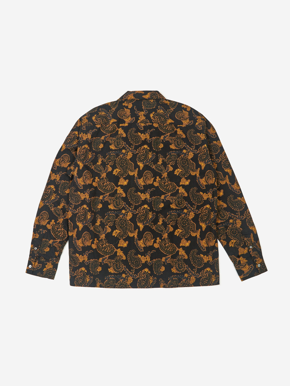 Norse Projects Norse Projects Carsten Paisley Shirt - Black - Black
