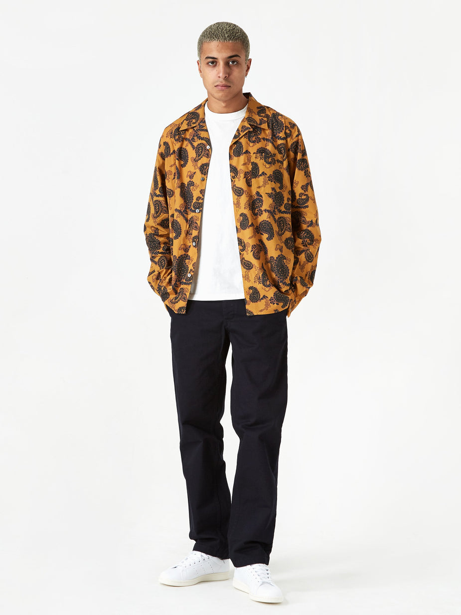 Norse Projects Norse Projects Carsten Paisley Shirt - Montpellier Yellow - Yellow