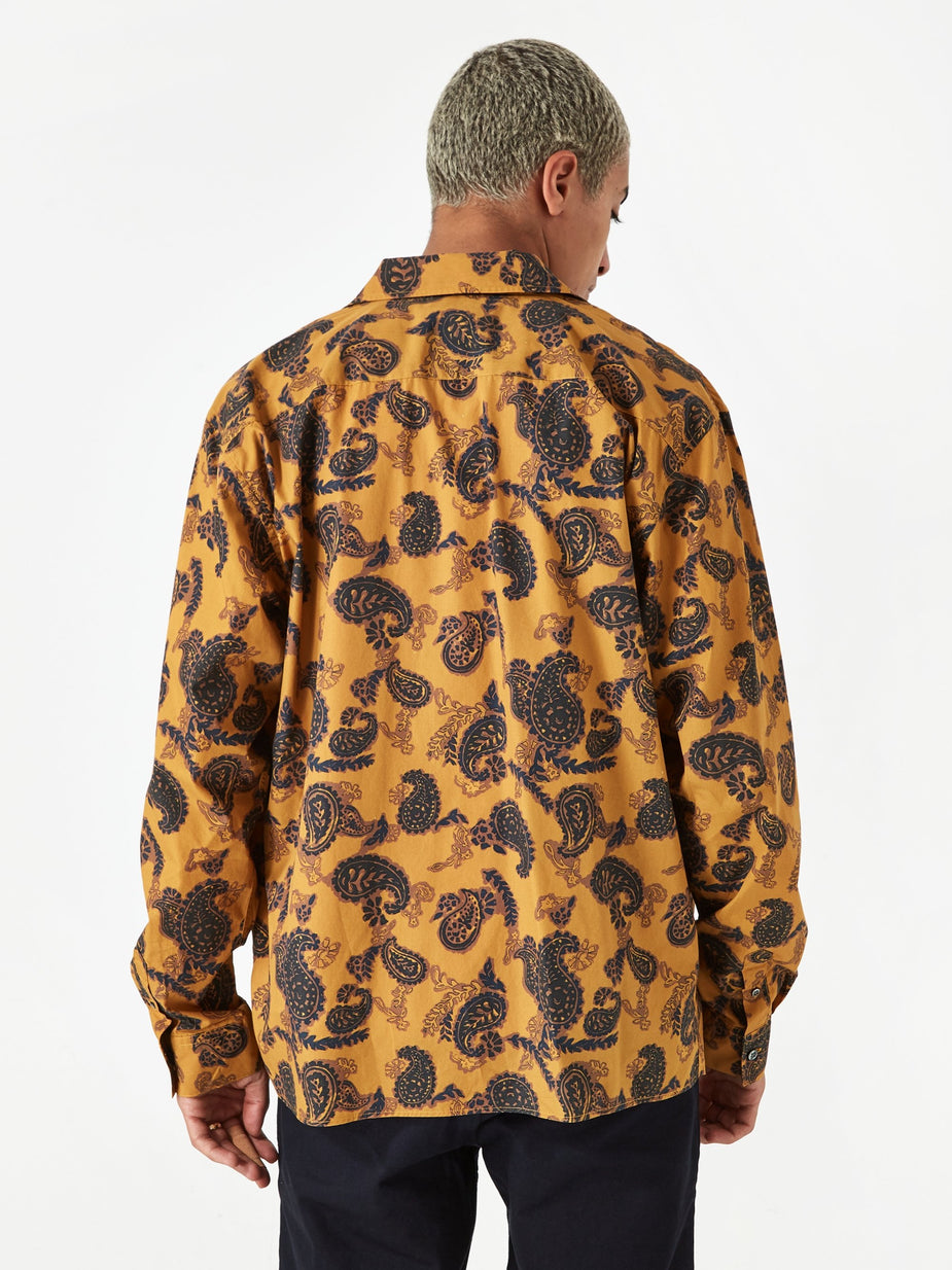 Norse Projects Norse Projects Carsten Paisley Shirt - Montpellier Yellow - Yellow