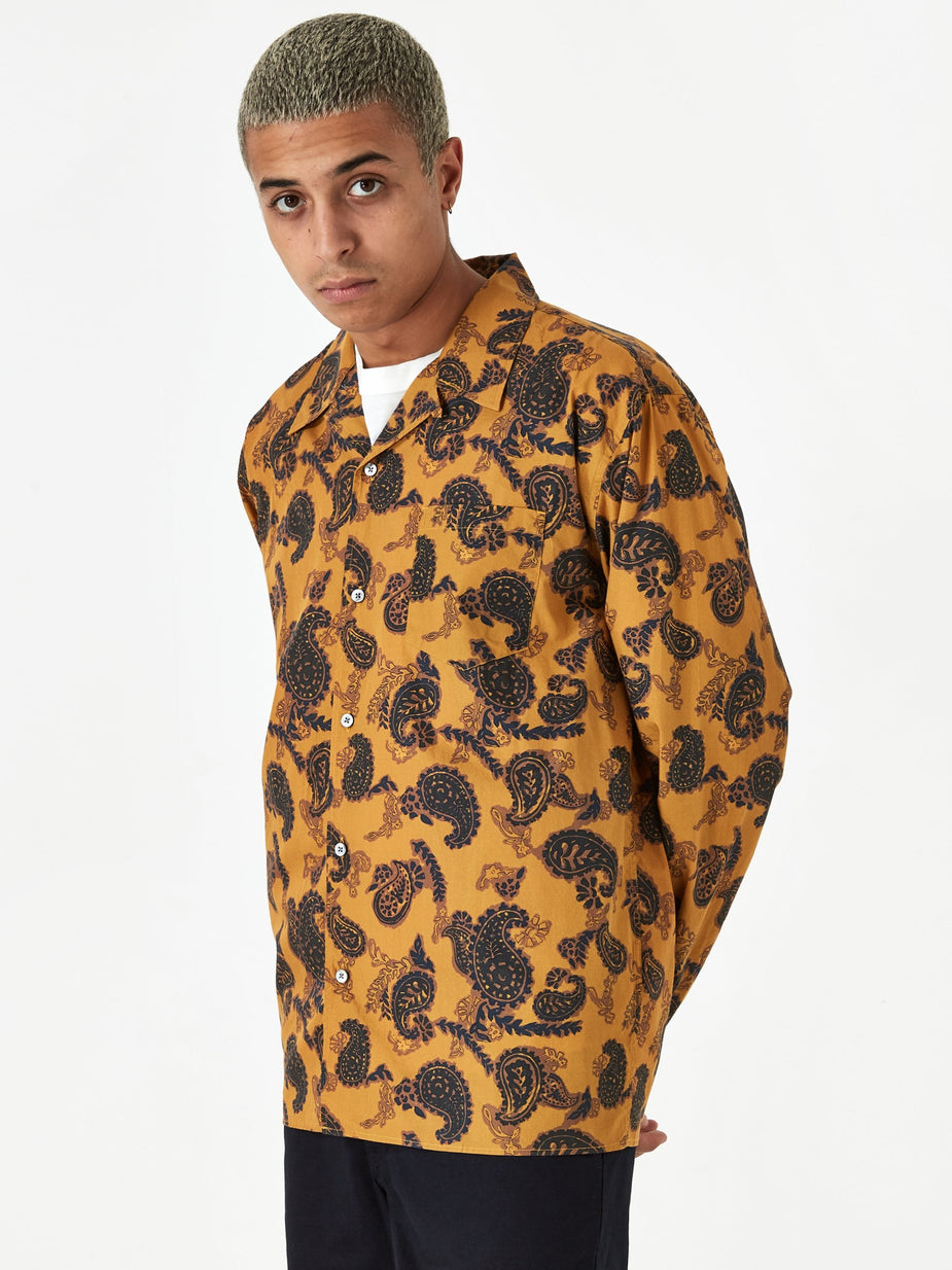 Norse Projects Norse Projects Carsten Paisley Shirt - Montpellier Yellow - Yellow
