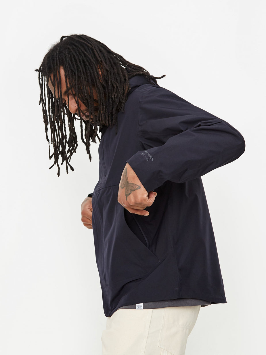 Norse Projects Norse Projects Fyn Gore-Tex Jacket 2.0 - Dark Navy - Blue