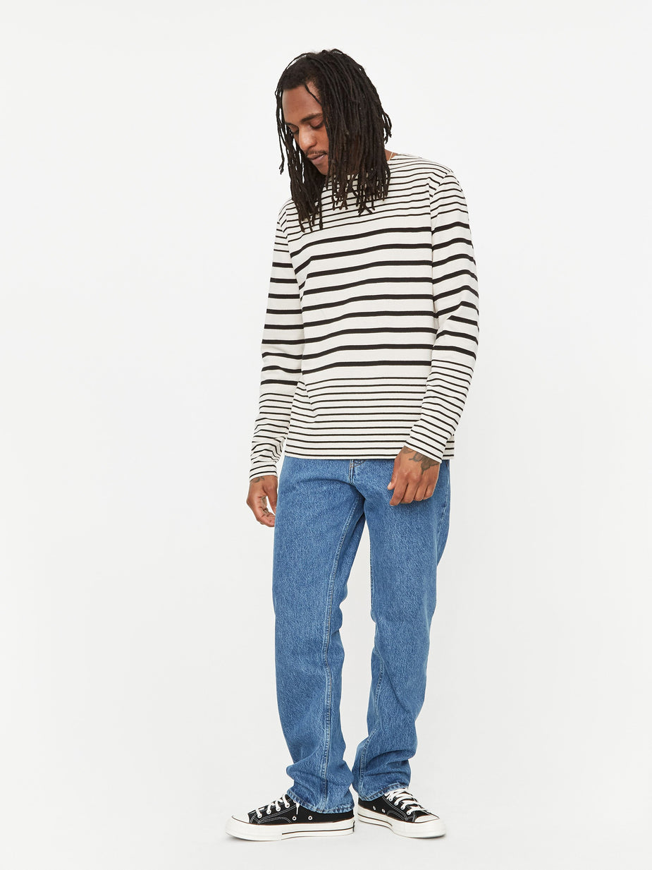 Norse Projects Norse Projects Godtfred Classic Compact LS T-Shirt - Ecru - Neutrals