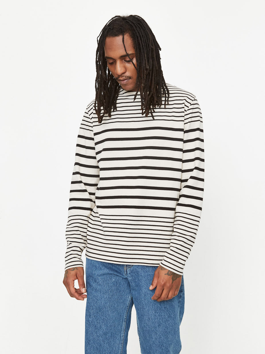 Norse Projects Norse Projects Godtfred Classic Compact LS T-Shirt - Ecru - Neutrals
