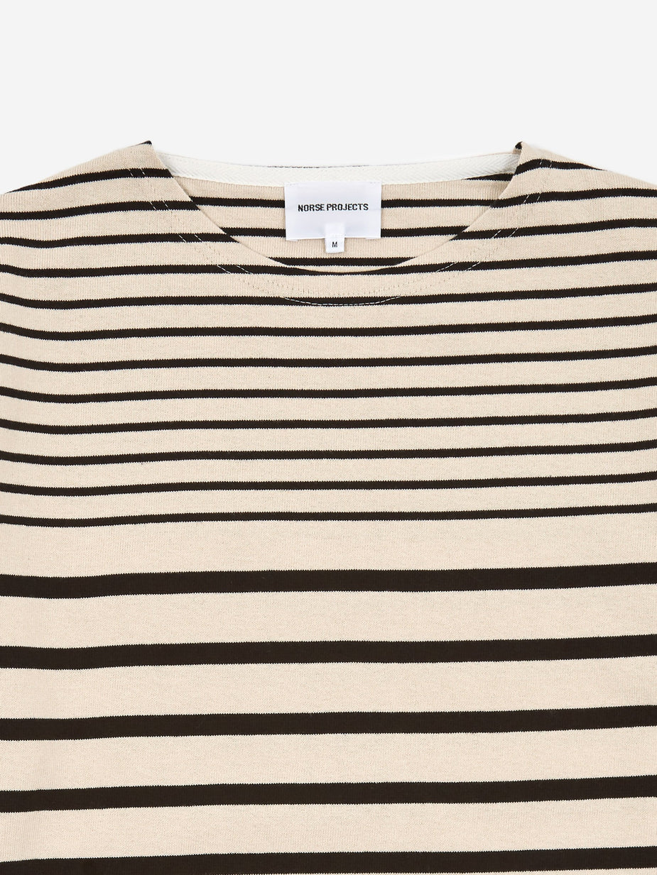 Norse Projects Norse Projects Godtfred Classic Compact LS T-Shirt - Ecru - Neutrals