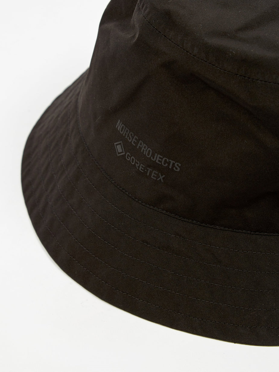 Norse Projects Norse Projects Gore-Tex Bucket Hat - Black - Black