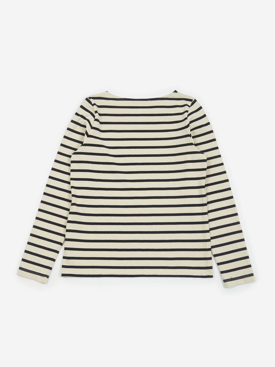 Norse Projects Norse Projects Inge Classic Stripe Longsleeve T-Shirt - Ecru - Neutrals