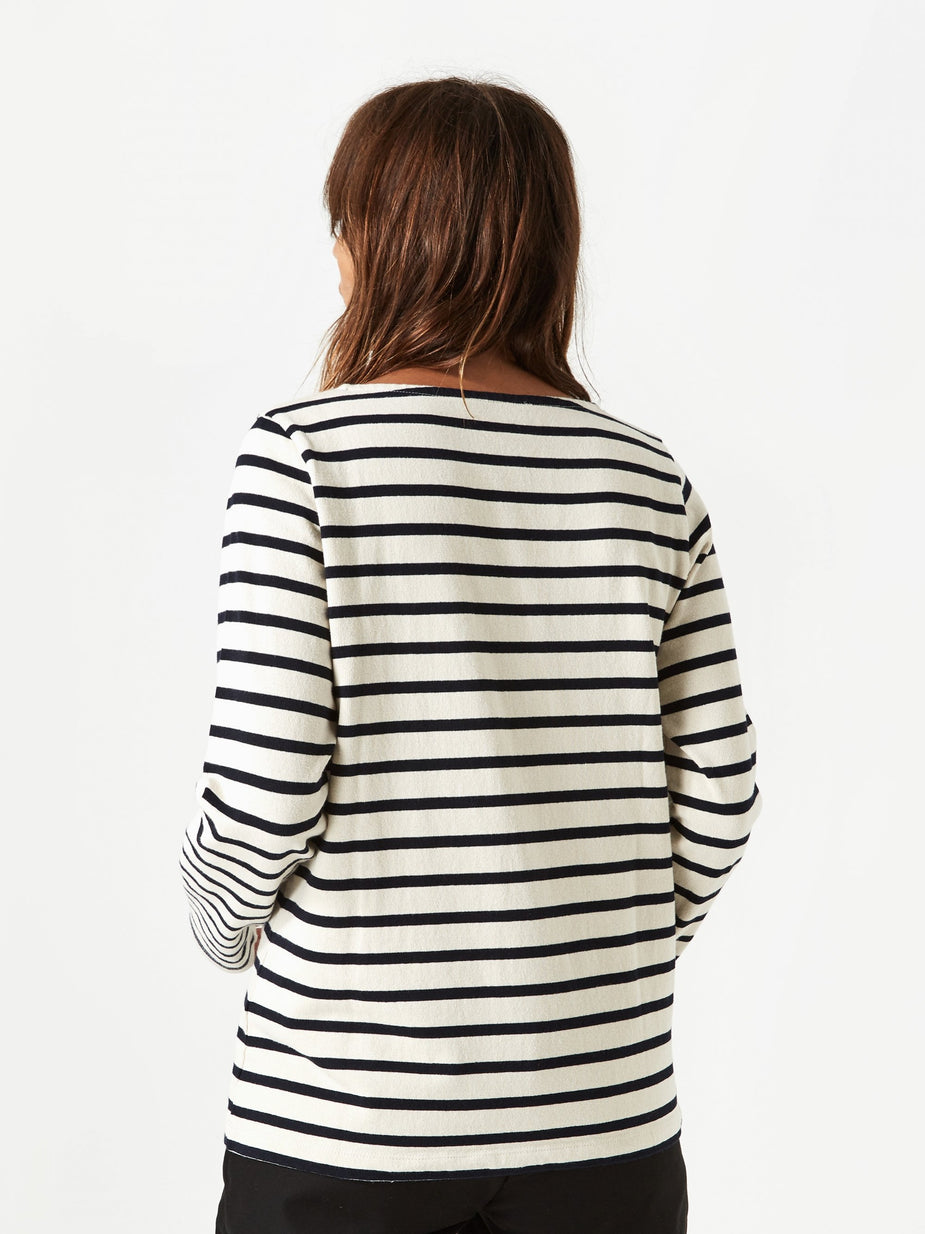 Norse Projects Norse Projects Inge Classic Stripe Longsleeve T-Shirt - Ecru - Neutrals