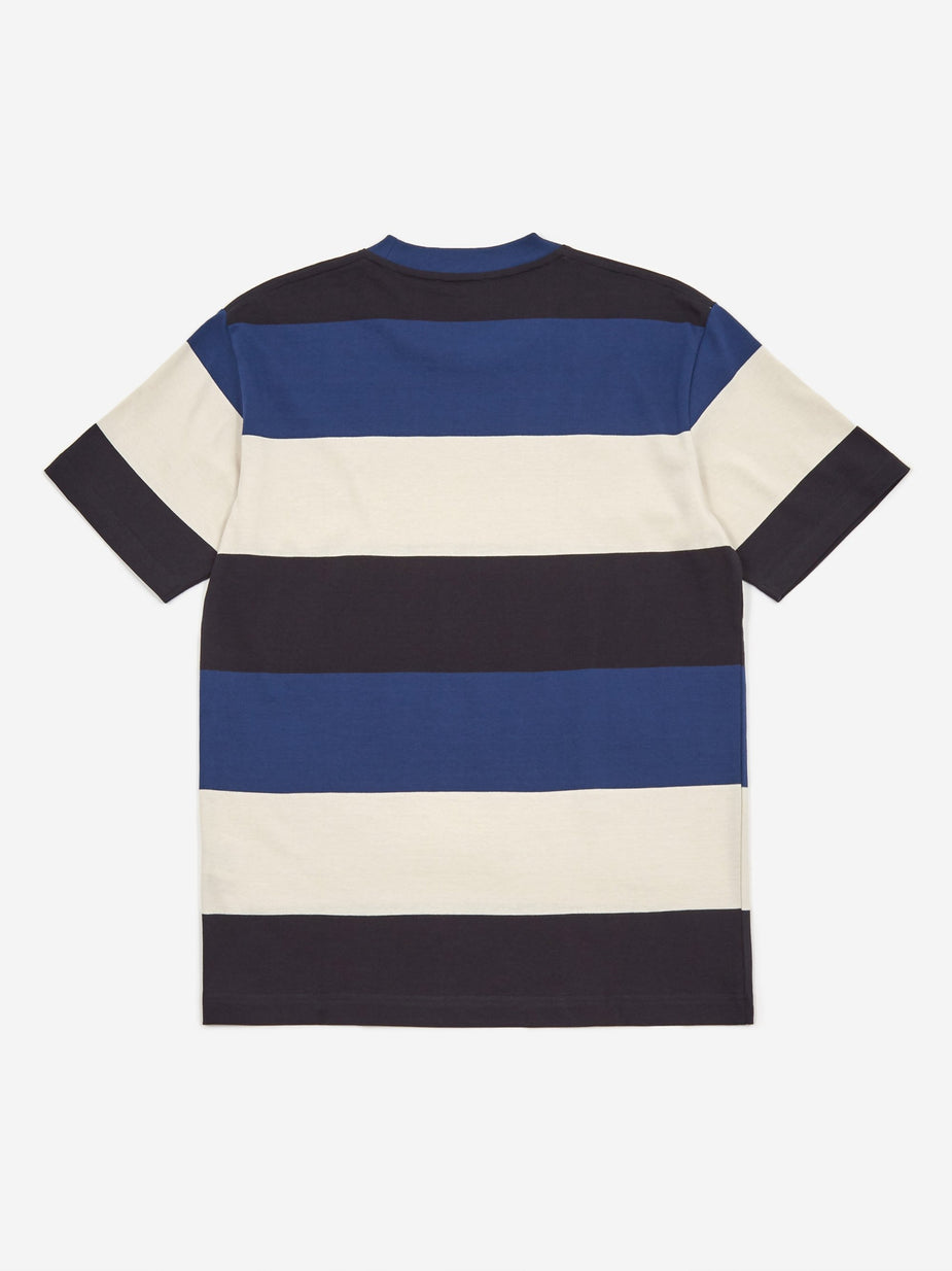 Norse Projects Norse Projects Johannes Border Stripe T-Shirt - Twilight Blue - Blue