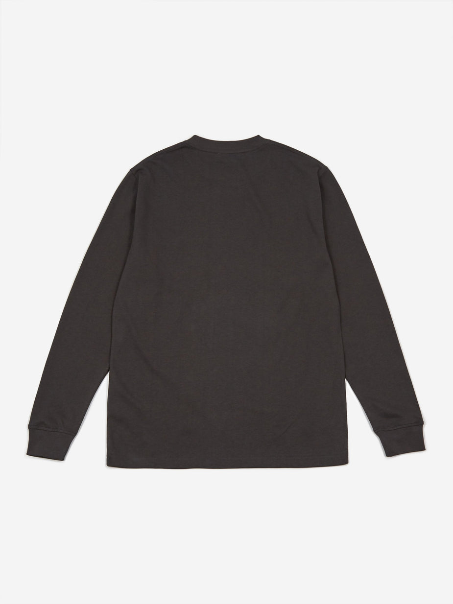 Norse Projects Norse Projects Johannes Pocket Longsleeve T-Shirt - Slate Grey - Grey