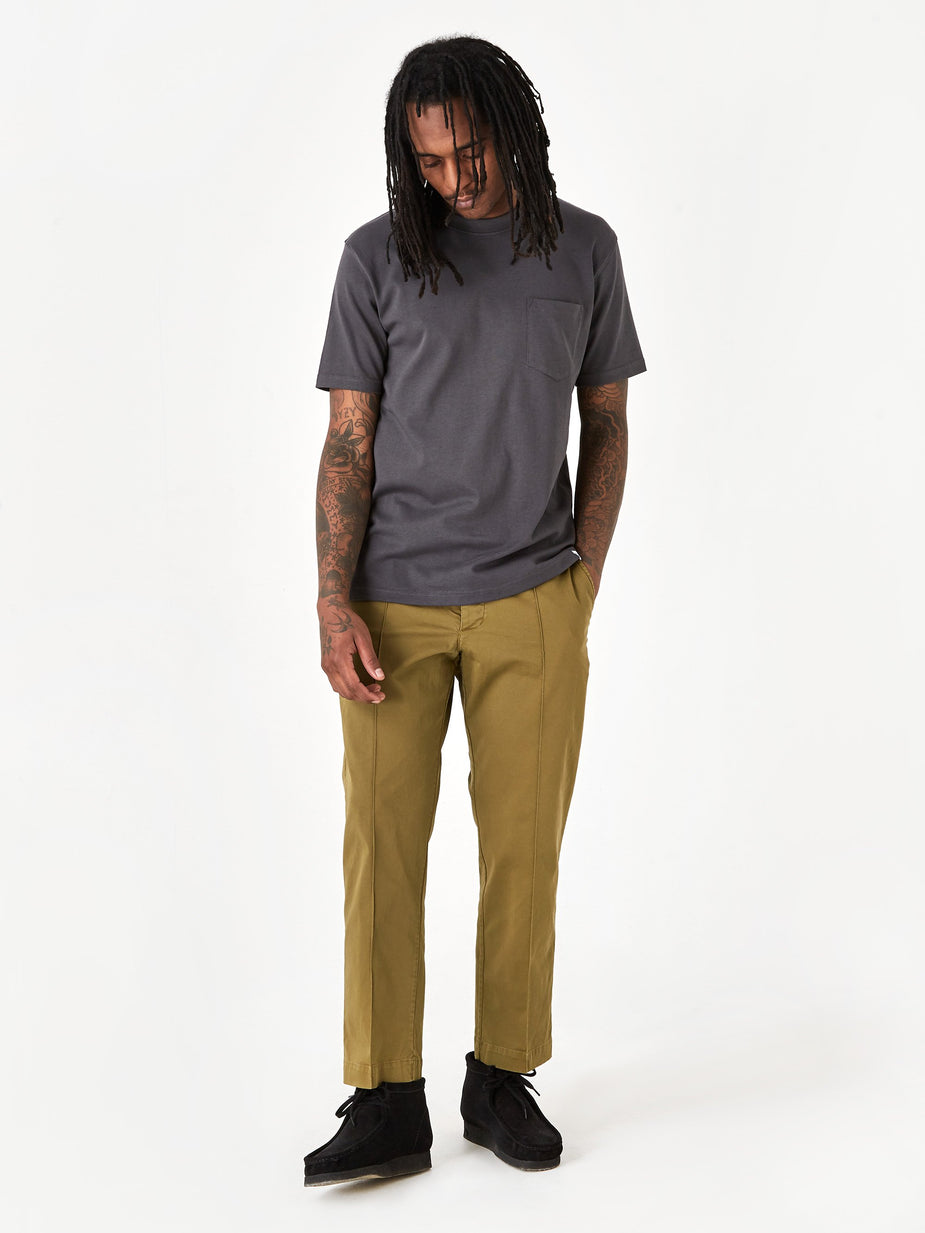 Norse Projects Norse Projects Johannes Pocket Shortsleeve T-Shirt - Slate Grey - Grey